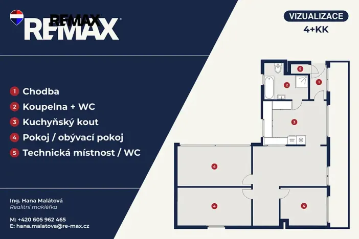 Prodej bytu 1+kk, Praha - Vršovice, Turkmenská, 85 m2