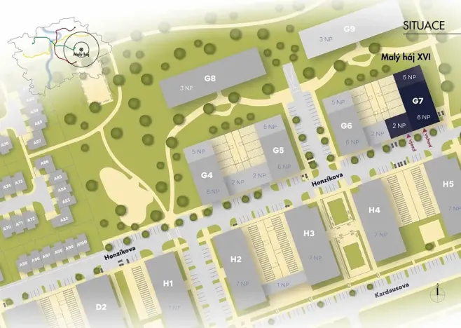 Prodej bytu 4+kk, Praha - Dolní Měcholupy, Honzíkova, 110 m2