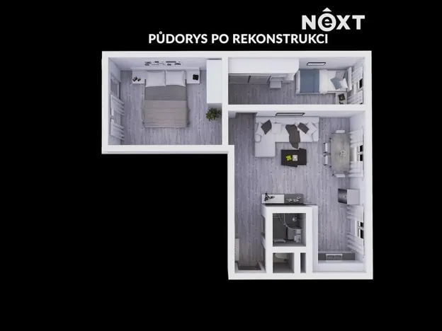 Pronájem bytu 3+kk, Karviná, Borovského, 63 m2