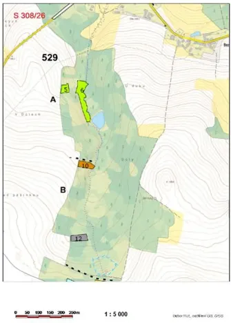 Prodej lesa, Lukavec, 1810 m2