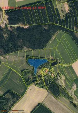 Prodej podílu lesa, Lidmaň, 9702 m2