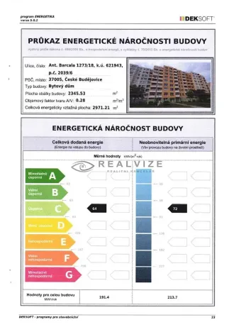Pronájem bytu 3+1, České Budějovice, Ant. Barcala, 70 m2