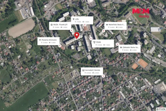 Prodej bytu 1+1, Varnsdorf, Lesní, 37 m2