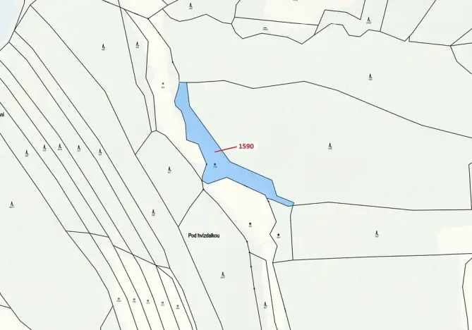 Dražba pozemku, Slavče, 3077 m2