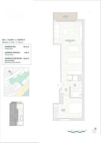 Prodej bytu 2+kk, Villajoyosa, Alicante, Španělsko, 48 m2