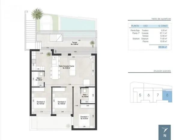 Prodej rodinného domu, San Pedro del Pinatar, Murcia, Španělsko, 87 m2