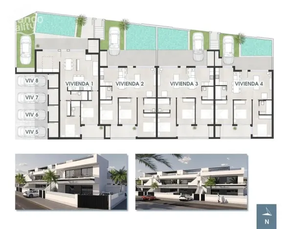 Prodej rodinného domu, San Pedro del Pinatar, Murcia, Španělsko, 87 m2