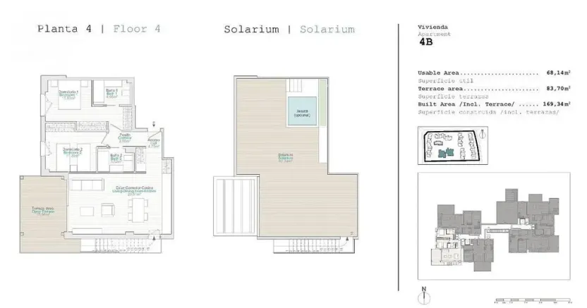 Prodej bytu 3+kk, El Verger, Alicante, Španělsko, 80 m2