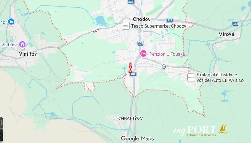 Prodej garáže, Chodov, 23 m2