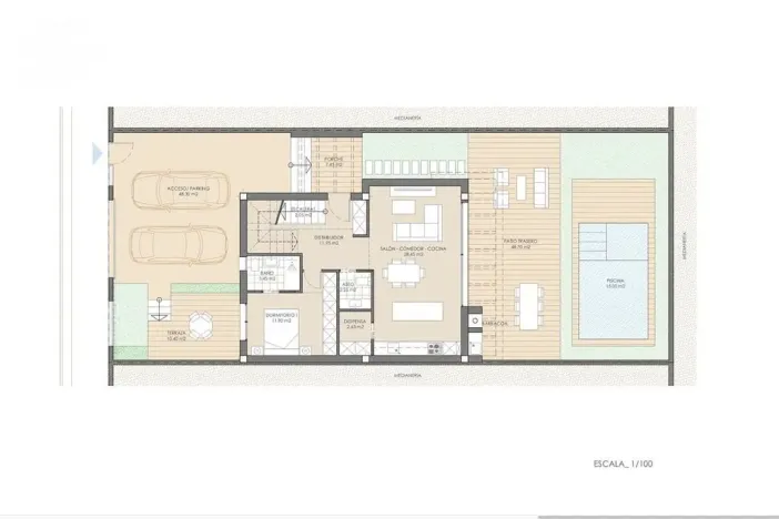 Prodej rodinného domu, San Juan de los Terreros, Almería, Španělsko, 118 m2