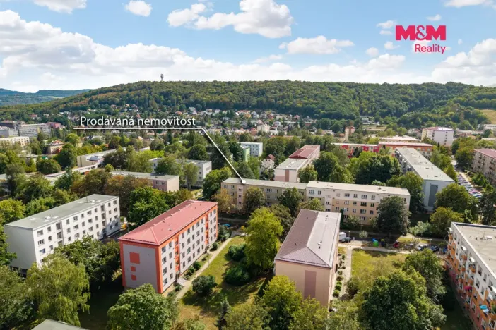 Prodej bytu 1+kk, Ústí nad Labem - Bukov, Školní, 19 m2