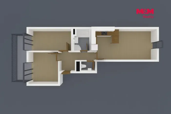 Prodej bytu 3+kk, Praha - Žižkov, Hartigova, 65 m2