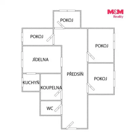 Prodej bytu 4+1, Jirkov, Osvobození, 80 m2