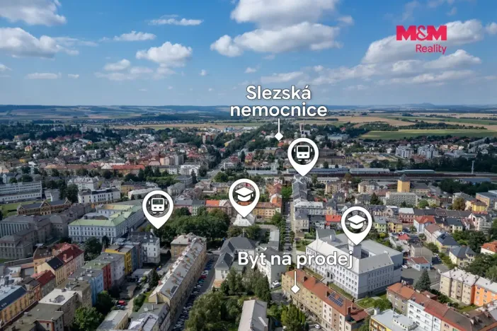 Prodej bytu 2+1, Opava - Předměstí, Hany Kvapilové, 55 m2