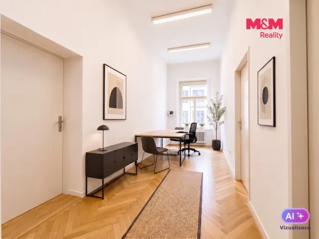 Pronájem kanceláře, Praha - Vinohrady, náměstí Míru, 92 m2