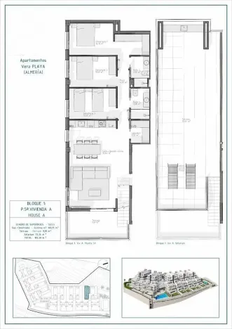 Prodej bytu 4+kk, Vera, Almería, Španělsko, 100 m2