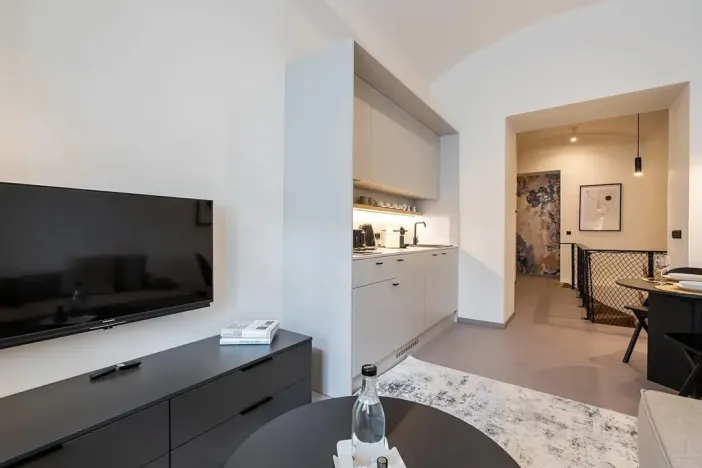 Prodej atypického bytu, Praha - Karlín, Prvního pluku, 50 m2