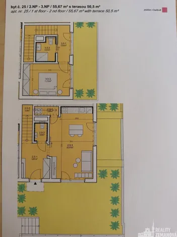 Pronájem bytu 2+kk, Praha - Vinohrady, Korunní, 56 m2