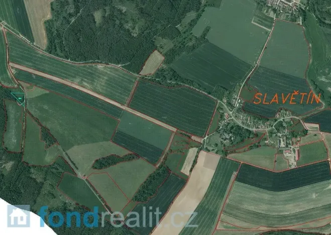 Prodej pozemku, Písečné - Slavětín, 4446 m2