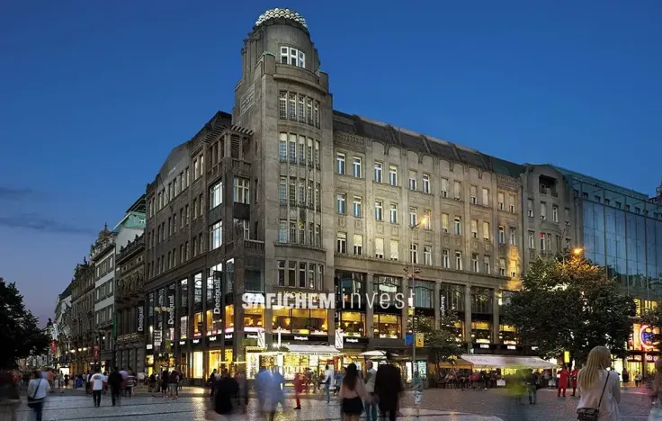 Pronájem kanceláře, Praha - Nové Město, Václavské náměstí, 170 m2