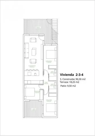 Prodej rodinného domu, San Pedro del Pinatar, Murcia, Španělsko, 96 m2