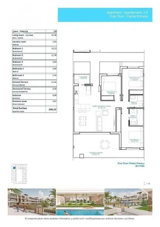 Prodej bytu 4+kk, Pilar de La Horadada, Alicante, Španělsko, 81 m2