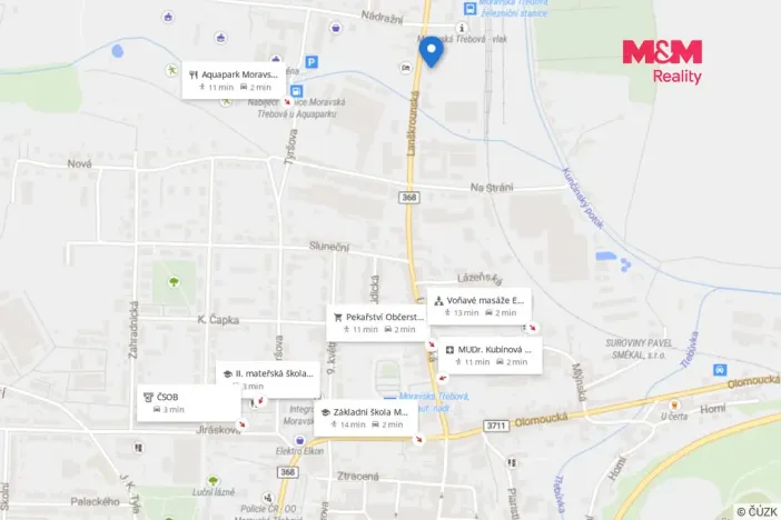 Pronájem bytu 2+1, Moravská Třebová - Předměstí, Lanškrounská, 60 m2