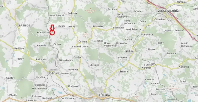 Prodej lesa, Chlum, 5098 m2