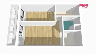 Prodej bytu 2+kk, Praha - Hloubětín, Kukelská, 48 m2