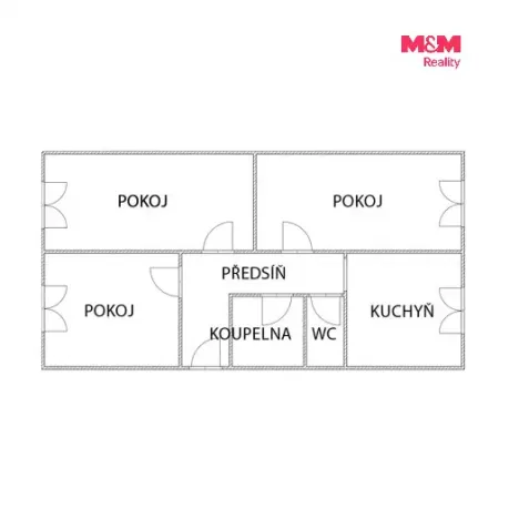 Prodej bytu 3+1, Kadaň, Koželužská, 81 m2