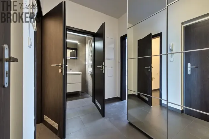 Pronájem bytu 1+kk, Praha - Karlín, U Mlýnského kanálu, 37 m2