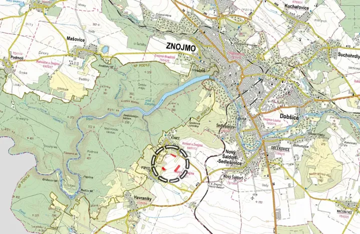 Prodej pole, Znojmo, 4096 m2