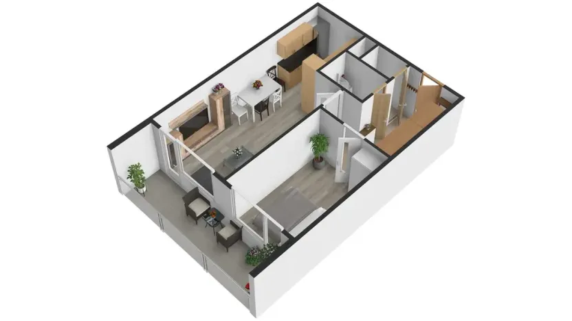 Prodej bytu 2+kk, Kralupy nad Vltavou, sídl. V Zátiší, 41 m2