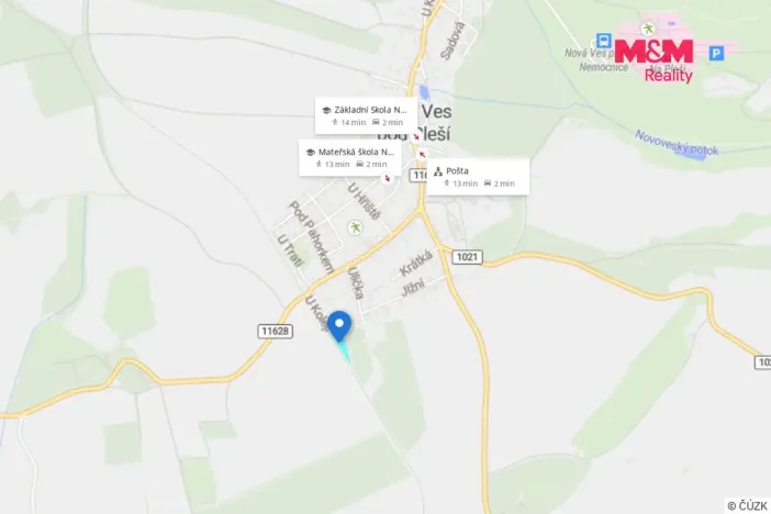 Prodej pozemku pro bydlení, Nová Ves pod Pleší, 2484 m2