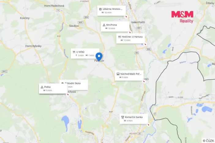 Pronájem bytu 2+1, Náchod - Pavlišov, 72 m2