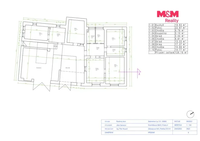 Prodej rodinného domu, Sebranice, 130 m2