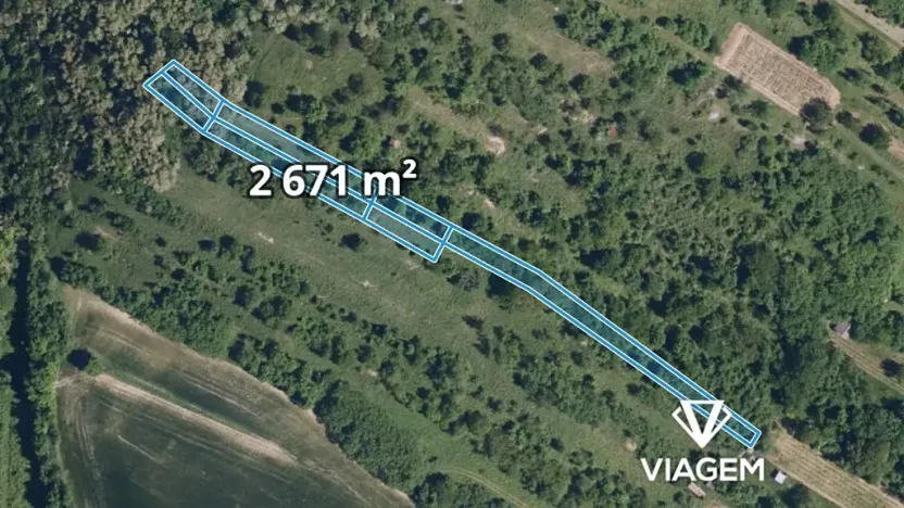 Prodej zahrady, Klobouky u Brna, 2671 m2