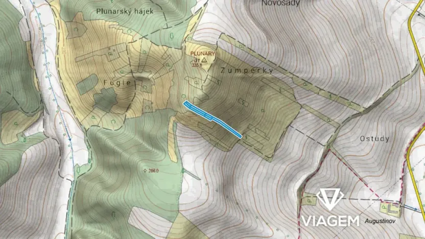 Prodej zahrady, Klobouky u Brna, 2671 m2