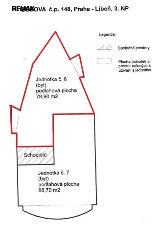 Prodej bytu 3+kk, Praha - Libeň, Stejskalova, 83 m2