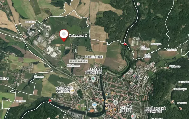 Prodej komerčního pozemku, Písek, 26578 m2