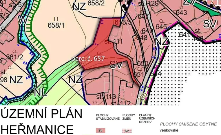 Prodej pozemku pro bydlení, Heřmanice, 3068 m2