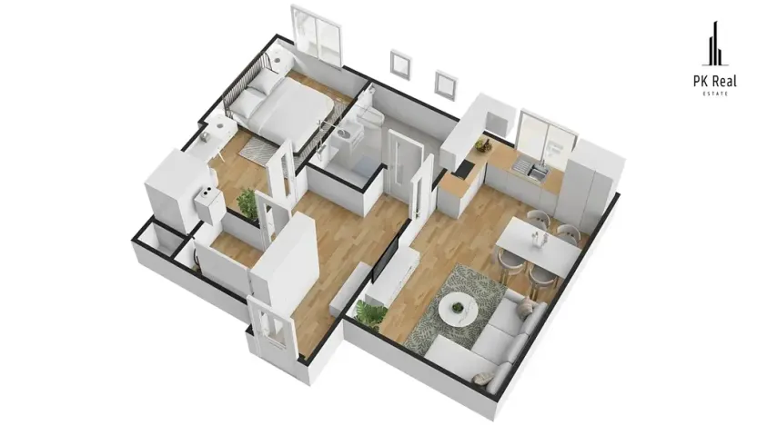 Prodej bytu 2+kk, Olomouc, Pasteurova, 53 m2