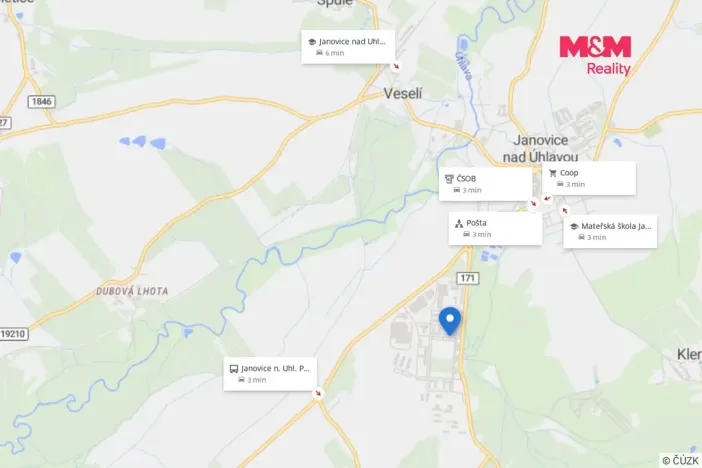 Prodej bytu 2+kk, Janovice nad Úhlavou, Rozvojová zóna, 50 m2