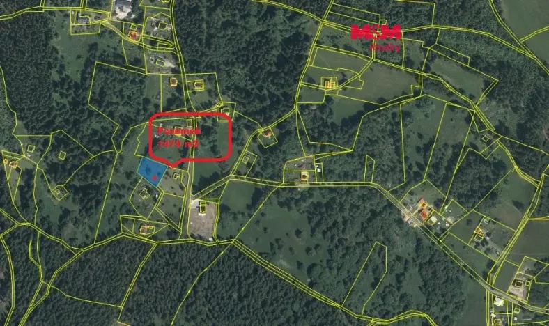 Prodej louky, Nejdek - Bernov, 1479 m2