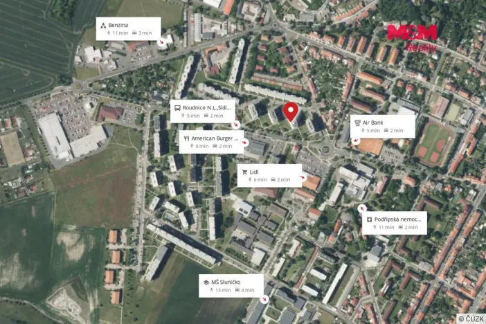 Prodej bytu 3+1, Roudnice nad Labem, Alej 17. listopadu, 61 m2