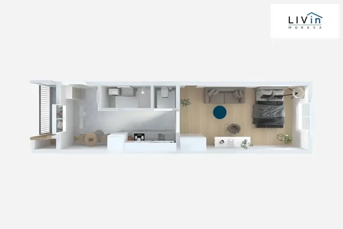Pronájem bytu 1+1, Olomouc, tř. Svornosti, 32 m2