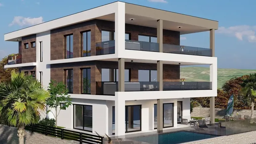 Prodej bytu 3+kk, Vrbnik, Chorvatsko, 113 m2