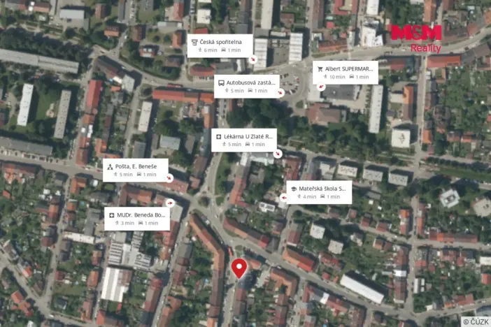 Pronájem bytu 2+kk, České Budějovice - České Budějovice 5, Ledenická, 56 m2