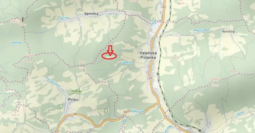 Prodej podílu pozemku, Valašská Polanka, 3962 m2