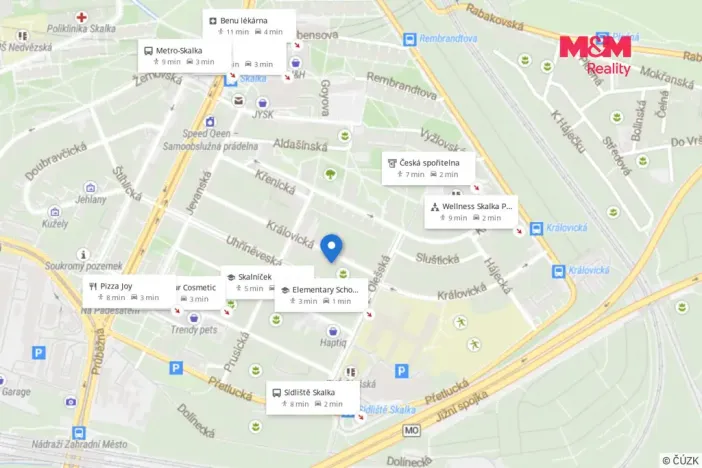 Prodej bytu 2+1, Praha - Strašnice, Královická, 52 m2